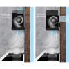 Hota incorporabila Kompatic by Turbionaire, Yara 60 KPYR60BIB, Motor 800mc/h, Clasa A+, Control prin Gesturi si Touch, Sistem anti-condens No Drip, Telecomanda, Functie curatare aer, Iluminare LED ajustabila, 60 cm, Negru mat