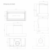 Hota incorporabila Kompatic by Turbionaire, Yara 60 KPYR60BIS, Motor 800mc/h, Clasa A+, Control prin Gesturi si Touch, Sistem anti-condens No Drip, Telecomanda, Functie curatare aer, Iluminare LED ajustabila, 60 cm, Inox