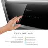 Hota incorporabila Kompatic by Turbionaire, Yara 60 KPYR60BIS, Motor 800mc/h, Clasa A+, Control prin Gesturi si Touch, Sistem anti-condens No Drip, Telecomanda, Functie curatare aer, Iluminare LED ajustabila, 60 cm, Inox