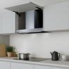 Hota incorporabila Kompatic by Turbionaire, Yara 90 KPYR90BIS, Motor 800mc/h, Clasa A++, Control prin Gesturi si Touch, Sistem anti-condens No Drip, Telecomanda, Functie curatare aer, Iluminare LED ajustabila, 90 cm, Negru mat