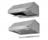 Hota semi-incorporabila Turbionaire Cook 60 Pro TCK60WPS, Motor Brushless 800 mc/h, Clasa energetica A++, Filtre Baffle Avansate din inox, Colector de grasimi, Control electronic, Iluminare Led, 3 viteze+Boost, 60 cm, inox