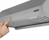 Hota semi-incorporabila Turbionaire Cook 90 Pro TCK90WPS, Motor Brushless 800 mc/h, Clasa energetica A++, Filtre Baffle Avansate din inox, Colector de grasimi, Control electronic, Iluminare Led, 3 viteze+Boost, 90 cm, Inox