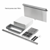 Kit filtre de carbon activ Turbionaire TCF2 pentru plita cu extractie Turbionaire Feel 60 Air, Carbon Activ, Retine mirosurile provenite din gatit