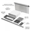 Kit recirculare Turbionaire TRK1 pentru plita cu extractie Turbionaire Feel 60 Air, include filtre de carbon activ TCF2