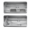 Masina de spalat vase compacta Turbionaire AVA 6 PLUS TPDSAVA6CTBP, 6 seturi, 5 programe, Clasa D, Panou frontal sticla neagra, Indicator umplere sare, Indicator umplere agent de clatire, Dedurizator apa, Spalare eficienta tip 360°, Restart, Mod Eco