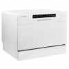 Masina de spalat vase compacta Turbionaire AVA 6 TPDSAVA6CT, 6 seturi, 6 programe, Clasa D, Mod eco, Indicator umplere sare, Indicator umplere agent de clatire, Dedurizator apa, Spalare eficienta tip 360°, Restart, 55 cm