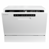 Masina de spalat vase compacta Turbionaire AVA 6 TPDSAVA6CT, 6 seturi, 6 programe, Clasa D, Mod eco, Indicator umplere sare, Indicator umplere agent de clatire, Dedurizator apa, Spalare eficienta tip 360°, Restart, 55 cm