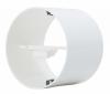 Pachet Promo: Ventilator FRESH Intellivent 2.0 alb + Clapeta antiretur D=100mm + Conector D=100mm + Grila circulara de exterior incastrata D=100mm, Fabricatie Suedia