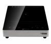 Plita Profesionala Kompatic by Turbionaire KFE35TPBT1, 3500W, Inductie, Finisaj Inox,10 trepte temperatura, Timer, Control Touch, Sticla ceramica neagra, Display LED