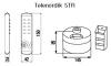 Telecomanda VORTICE Telenordik 5TR cu raze infrarosii pentru ventilatoare de tavan Vortice