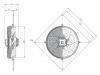 Ventilator axial compact VORTICE E 404 T trifazic