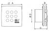 Ventilator casnic VORTICE Punto Four MFO 120/5T cu timer, 175 m3/h Ventilator casnic VORTICE Punto Four MFO 120/5T cu timer, 175 m3/h