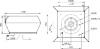Ventilator de acoperis cu refulare verticala, din metal, Ruck DVA 400 E4P 31, cu comutator