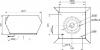 Ventilator de acoperis cu refulare verticala, din metal, Ruck DVA 450 D4P, cu comutator