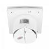 Ventilator de baie Turbionaire RING 100 TW, Alb, Timer, Clapeta antiretur, Diametru racord 100mm, Silentios,  Protectie IPX4, Dubla aspiratie frontala si perimetrala
