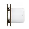 Ventilator de baie Turbionaire TREND 100 cu Panou frontal Dark Coffee Creme 100 DCC, Presiune superioara pana la 35 Pa, Clapeta antiretur, Diametru racord 100mm, Silentios, Protectie IPX4, Aspiratie perimetrala, Design minimalist
