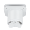 Ventilator de baie Turbionaire TREND 100 HWM, Senzor Umiditate, Panou frontal Alb Mat, Presiune superioara pana la 35 Pa, Clapeta antiretur, Diametru racord 100mm, Silentios, Protectie IPX4, Aspiratie perimetrala, Design minimalist