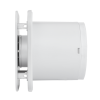Ventilator de baie Turbionaire TREND 100 PWM, Senzor Prezenta, Panou frontal Alb Mat, Presiune superioara pana la 35 Pa, Clapeta antiretur, Diametru racord 100mm, Silentios, Protectie IPX4, Aspiratie perimetrala, Design minimalist