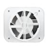 Ventilator baie Turbionaire TREND 100 SSS, Panou Frontal Inox, Presiune superioara pana la 35 Pa, Clapeta antiretur, Diametru racord 100mm, Silentios, Protectie IPX4, Aspiratie perimetrala, Design Minimalist
