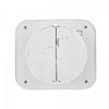 Ventilator de baie Turbionaire TREND 100 SL, Panou frontal LED 7W 5000K , Presiune superioara pana la 35 Pa, Clapeta antiretur, Diametru racord 100mm, Silentios, Protectie IPX4, Aspiratie perimetrala, Design minimalist