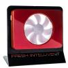 Ventilator FRESH Intellivent 2.0 rosu cu elice alba, Garantie 5 ani, Timer reglabil, Auto-control al umiditatii, Consum 5 W, 134mc/h, Maxim 21 dB(A), Fabricatie Suedia