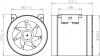 Ventilator RUCK diagonal intubat EL 500 EC 01 trifazic