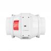 Ventilator Turbionaire CONNECT TC120S de Tubulatura, Garantie 2 ani, Debit 280 mc/h, 2 viteze cu buton de selectare
