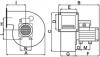 Ventilator VORTICE centrifugal C 31/4 T