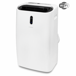 Aer conditionat mobil, Turbionaire Revigo 16, 16000 BTU,  WIFI, Telecomanda, Clasa A, 3 viteze, Kit de evacuare aer inclus, Adaptor fereastra culisanta, Flaps automat, Timer, Sleep, Dezumidificare