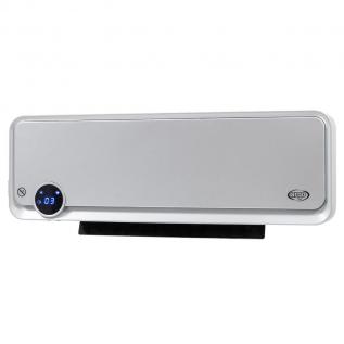 Aeroterma de perete cu rezistenta ceramica ARGO KOMPASS, 2000W, IPX2,Termostat digital, Telecomanda, Timer, Display digital LED, Flaps automat pentru directionare aer