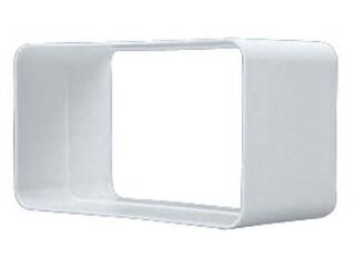 Conector rectangular din PVC 55x110 mm