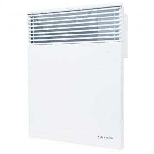 Convector electric de perete Applimo Euro D+, 1000W, Fabricatie Franta, Garantie 5 ani, Programabil, Element de incalzire monobloc Schwarz CV,  Termostat electronic incorporat