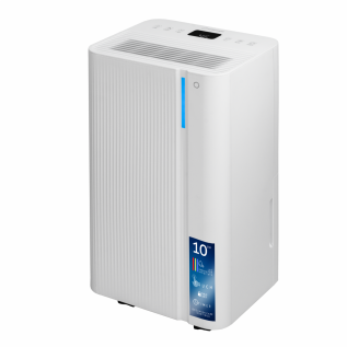 Dezumidificator Turbionaire LEVI 10, 10 l/24h, Silentios 38 dB, Garantie 3 ani, Rezervor 1.8l, Control digital tactil, Indicator luminos LED umiditate, Timer, Auto - restart
