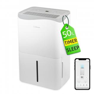 Dezumidificator Turbionaire SENSO 50 MAX WIFI, 50 l/24h, WIFI, Silentios maxim 46 dB, 180mc/h, Garantie 3 ani, Control digital, Timer, Display Led, Functie Sleep, Timer