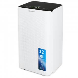 Dezumidificator Turbionaire SENSO N12 WiFi ION, 12 l/24h, WiFi, Purificare prin Ionizare, Silentios 38 dB, Rezervor 2l, 120 m³/h, Control electronic, Indicator luminos LED umiditate, Timer, Display digital, Garantie 3 ani