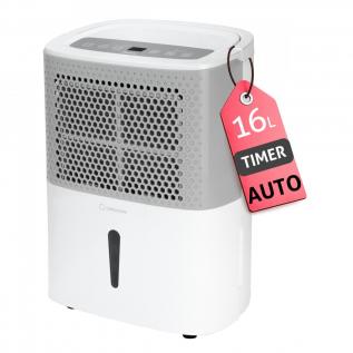 Dezumidificator Turbionaire Smart 16M, 16 l/24h, 120m³/h, Garantie 3 ani, Panou de control digital, Ecologic, Higrostat electronic, Timer, Auto Restart, Filtru lavabil, Silentios