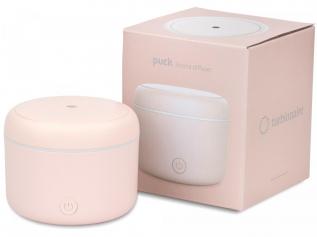 Difuzor de Aroma Turbionaire Puck Blush, 7 Lumini LED interschimbabile, 5 W, Silentios, Portabil, Posibilitate alimentare USB, Oprire automata