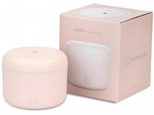 Difuzor de Aroma Turbionaire Puck Blush, 7 Lumini LED interschimbabile, 5 W, Silentios, Portabil, Posibilitate alimentare USB, Oprire automata