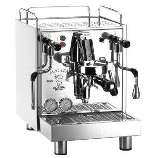 Espressor premium Bezzera Magica S MN, Rezervor 4l, Componente profesionale, Grup de extractie F61, 2 manometre, Schimbator de caldura incorporat HX, Pompa cu vibratii, Fabricat manual in Italia