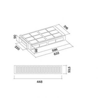 Kit Filtru FALMEC Carbon.Zeo pentru hote PIANO