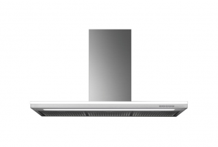 Hota de perete cu sistem NRS de Reducere a Zgomotului FALMEC Lumen,Sistem de comunicare wireless intre plita si hota Falmec, Nivel de zgomot maxim 55 dB, L=90 cm, Inox AISI 304, Garantie 5 ani, Fabricatie Italia
