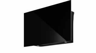 Hota de perete FALMEC COVER Black L=85 cm, 600 mc/h, Iluminare LED Dynamic si Dimabil, Garantie 5 ani, Fabricatie Italia