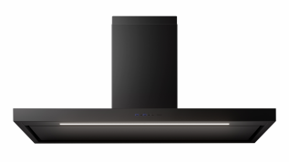 Hota de perete FALMEC PLANE PLUS L=120 cm, Culoare Neagra, Motor 800 mc/h, Sistem de comunicare wireless intre plita si hota Falmec, Aspiratie perimetrala, Iluminare LED dimabila si Dynamic Control electronic, Fabricatie Italia, Garantie 5 ani