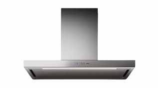 Hota de perete FALMEC PLANE PLUS L=90 cm, Culoare Inox, Motor 800 mc/h, Sistem de comunicare wireless intre plita si hota Falmec, Aspiratie perimetrala, Iluminare LED dimabila si Dynamic Control electronic, Fabricatie Italia, Garantie 5 ani