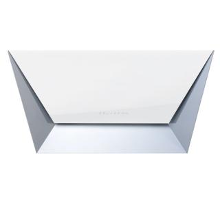 Hota de perete FALMEC PRISMA L=115 cm,  800 mc/h Sticla de culoare alba, Iluminare LED, Garantie 5 ani, Fabricatie Italia