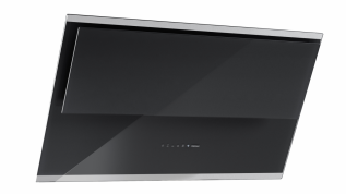 Hota de perete FALMEC VERSO EASY, L=55 cm, Motor 800 mc/h, Functionare in recirculare, Sistem de comunicare wireless intre plita si hota Falmec, Dubla aspiratie, Functie 24h, Touch Control, Dynamic LED, Garantie 5 ani, Fabricatie Italia, Negru