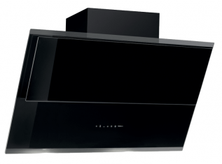 Hota de perete FALMEC VERSO NRS, Culoare neagra, Noise reduction System, Nivel de zgomot maxim 54dB, L=85cm, Motor 800mc/h, Iluminare LED Dynamic si Dimabil, Garantie 5 ani, Touch Control, Functie 24 h, Fabricatie Italia, Dubla aspiratie