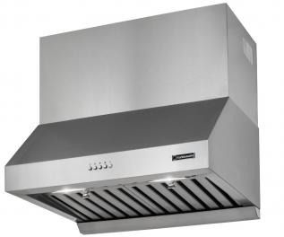 Hota de perete Turbionaire Cook 60 Pro TCK60WPS, Motor Brushless 800 mc/h, Clasa energetica A++, Filtre Baffle Avansate din Inox, Colector de grasimi, Control electronic, Iluminare Led, 3 viteze+Boost, 60 cm, Inox