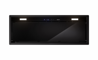 Hota incorporabila FALMEC GRUPPO INCASSO MURANO BLACK L=70 cm, 800 mc/h, Dynamic LED, Garantie 5 ani, Sticla de Murano, Fabricatie Italia, Aspiratie perimetrala, Touch control+24h, Telecomanda