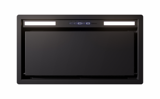 Hota Incorporabila FALMEC GRUPPO INCASSO PLUS 50, Neagra, Motor 800 mc/h,  Sistem de comunicare wireless intre plita si hota Falmec, Aspiratie perimetrala, Iluminare LED Dimabila si Dynamic, Fabricatie Italia, Garantie 5 ani